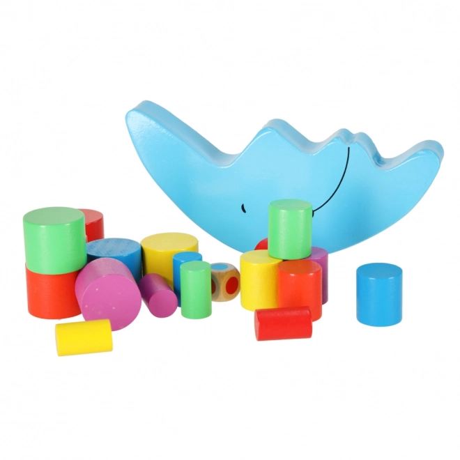 Montessori træ balance spil - Måne