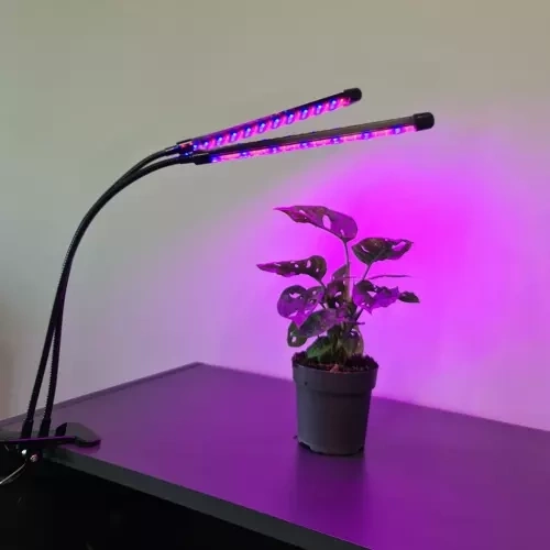 Lampe 20 LED 2 stk til plantevækst