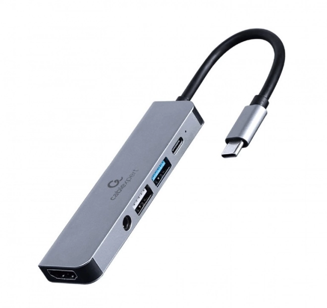 Adapter USB-C 5 i 1, PD, HDMI, Audio, USB 3.1, USB 2.0