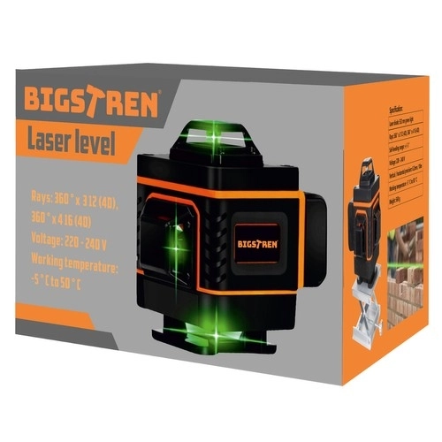 16-linjet laser nivelleringsudstyr - 360 grader