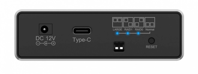 Eksternt Raid-kabinet IB-RD2253-C31 til 2,5 SATA HDD til USB 3.2 Gen 2, RAID 0,1, EN, STOR