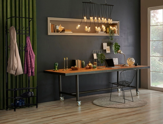Tøjstativ + skab, hylde, skohylder ModernHome