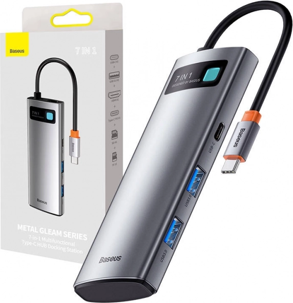 Baseus 7-i-1 USB-C adapter med HDMI og USB 3.0