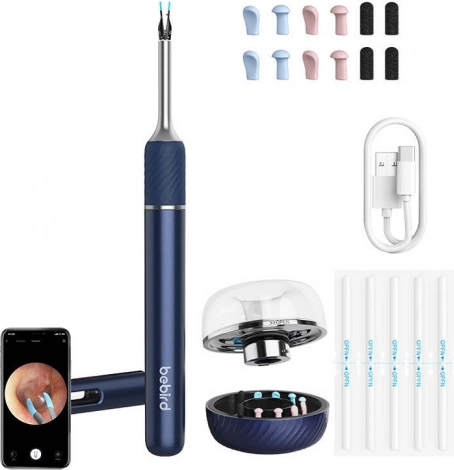 BEBIRD Note 5 Pro – intelligent otoskop med kamera (blå)