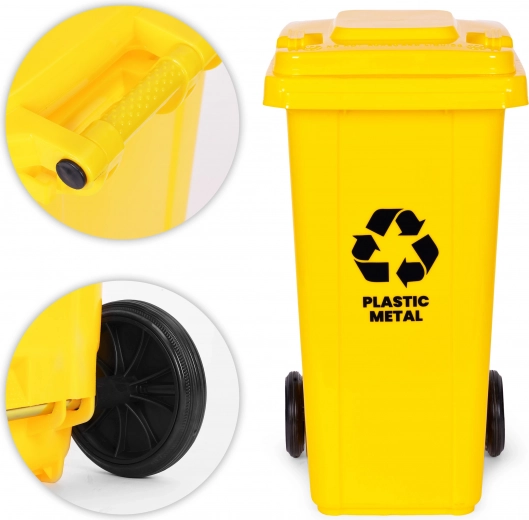 Gummihjul på metalaksel for nem flytning