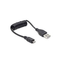 USB kabel AM-Mikro Spiral 20-60cm