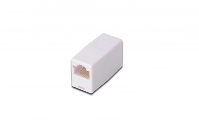 Adapter 2 x RJ45 stikkontakt H/H kat.5e