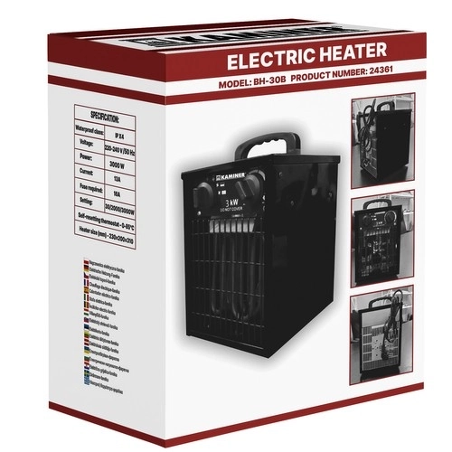 Elektrisk ventilatorkarmer Kaminer 24361