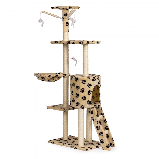 Kradsetræ til katte, hus, træ, reden, 138cm xl, Poteaftryk