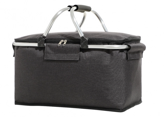 Termoisoleret sammenklappelig picnic kurv 30l
