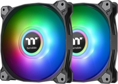 Ventilator Thermaltake Pure Duo 12 ARGB Sync Radiator - 2-pak sort
