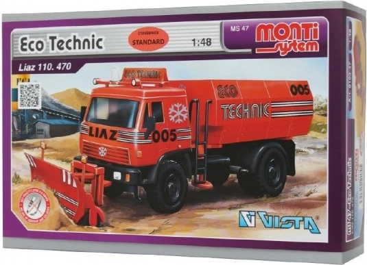 Modellbyggesæt Monti System Eco Technic Liaz uden lim