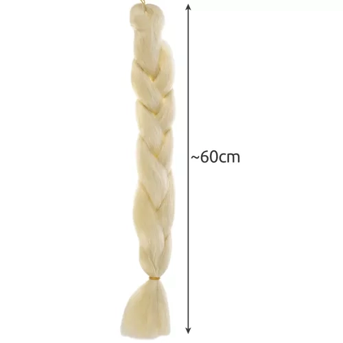 Syntetiske hår fletninger blond Soulima 23556