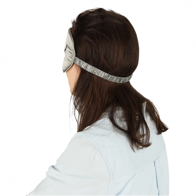 Sovemaske med gråt etui