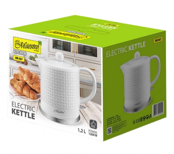 Keramisk elektrisk kedel Maestro 1,2l 1200W