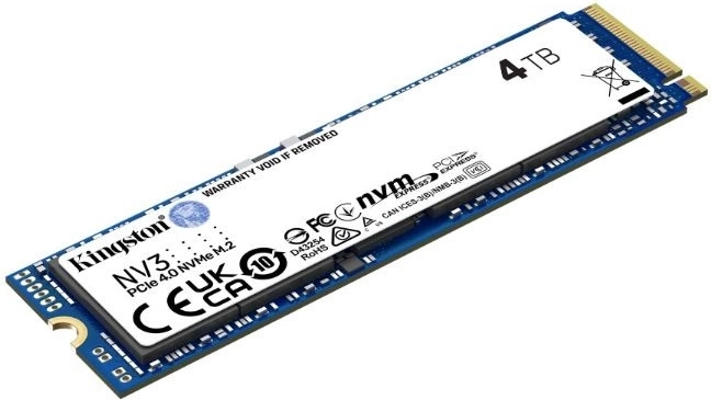 Stor kapacitet på 4 TB og energieffektiv drift