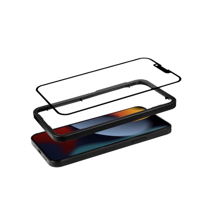 Antibakterielt 3D panserglas til iPhone med installationsramme – iPhone 14 / iPhone 13 / iPhone 13 Pro