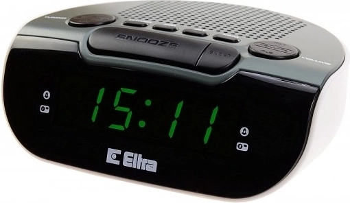 radioalarm Zebu 06PLL grå/hvid
