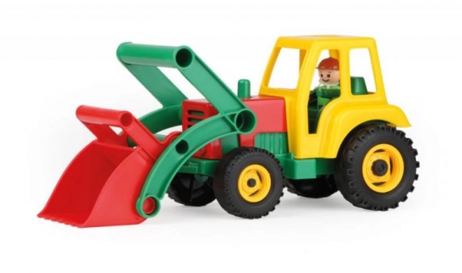 Aktiv traktor med læsseskovl