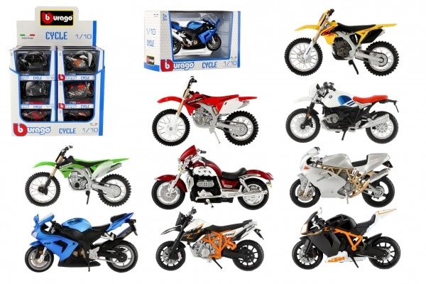 Bburago Motorcykel 1:18, forskellige typer