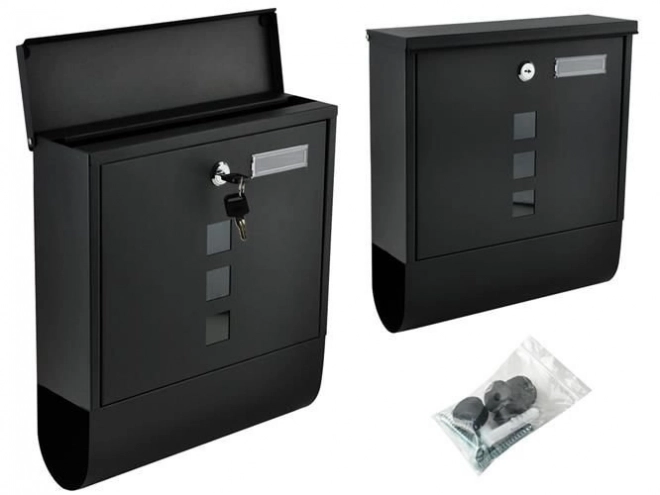 Postkasse - sort