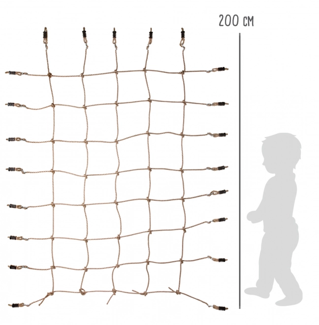 Small Foot Klatrenet beige - 130x200 cm