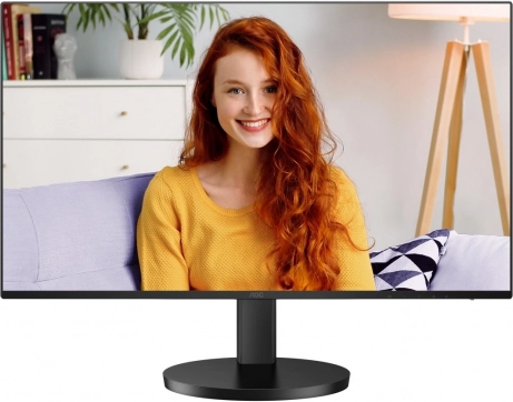 AOC 27" IPS‑skærm 100 Hz med USB‑C og højdejusterbart stativ