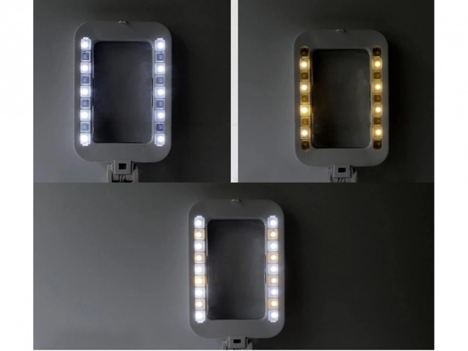 Stor foldbar juveler lup med 18 LED