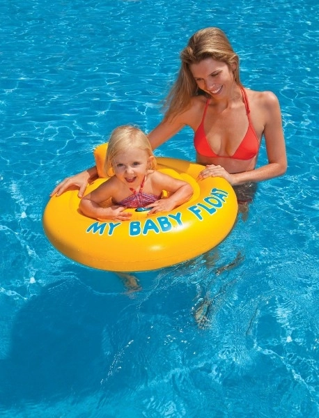 Baby oppustelig ring +- 70cm i kassen 6-12m