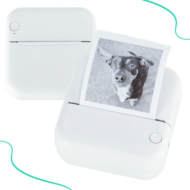 Mini termisk printer til fotos og noter med Bluetooth