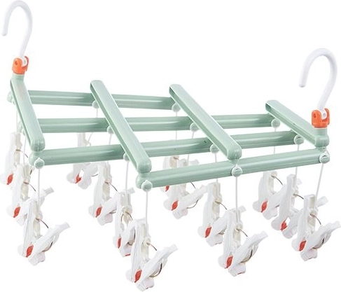 Pladsbesparende sammenklappelig konstruktion