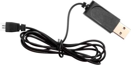 USB-oplader til batterier 3,7 V 380–430 mAh (CARRERA droner)