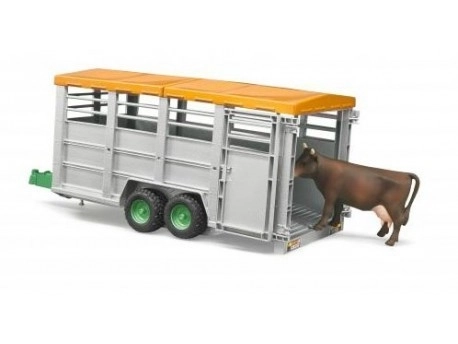 Bruder Dyretransport med kofigur