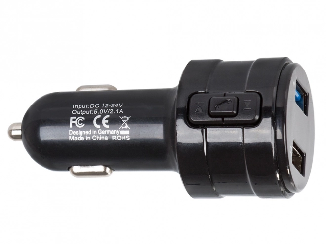 Multifunktionel FM-transmitter til bil med Bluetooth