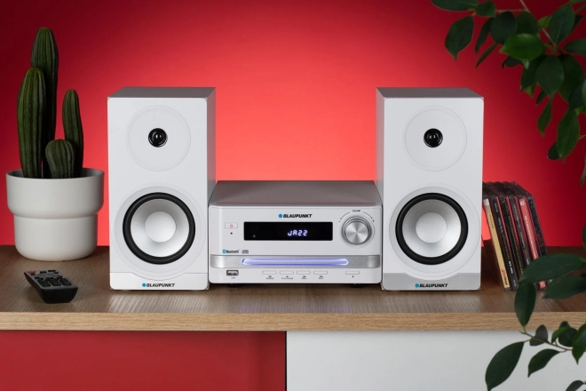 Mikrofon alt-i-en Bluetooth, HDMI ARC, optisk indgang CD/MP3/USB/AUX Ur/Alarm