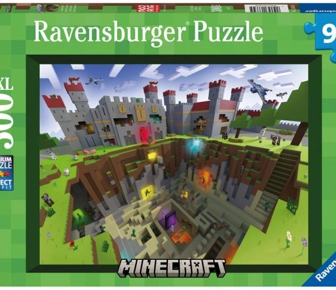 Ravensburger puslespil Minecraft Cutaway 300 brikker