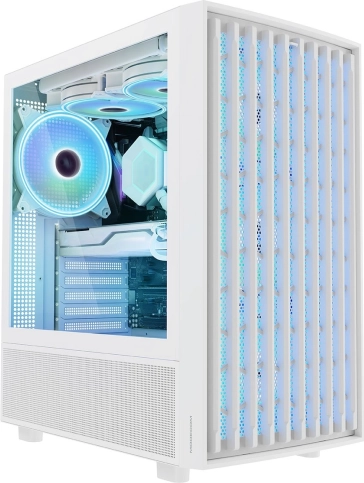 modecom breeze argb flow midi hvid pc-kabinet