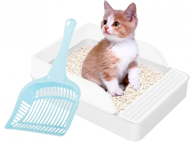 Plastskovl til kattegrus