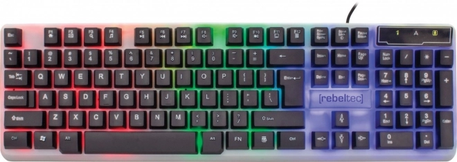 Gamingtastatur Neon med baggrundsbelysning
