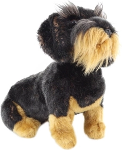 Plysdachshund med snor 29 cm