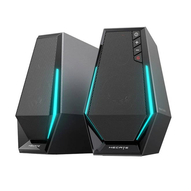 RGB-belysning og sekskantet design