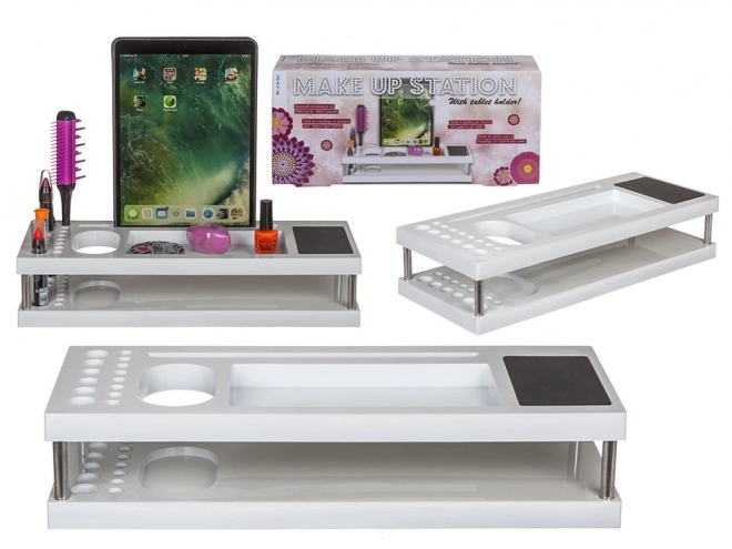 Makeupstativ med holder til tablet