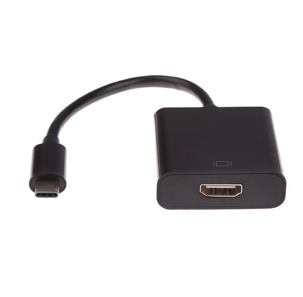Adapter USB type C til HDMI(F) sort