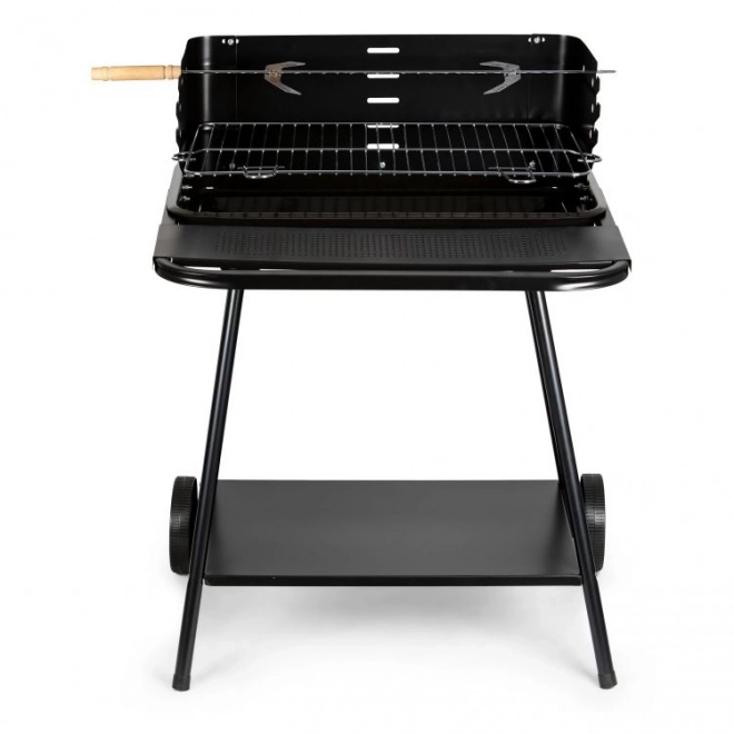 Bærbar havegrill med hylde 2 riste SL5434P