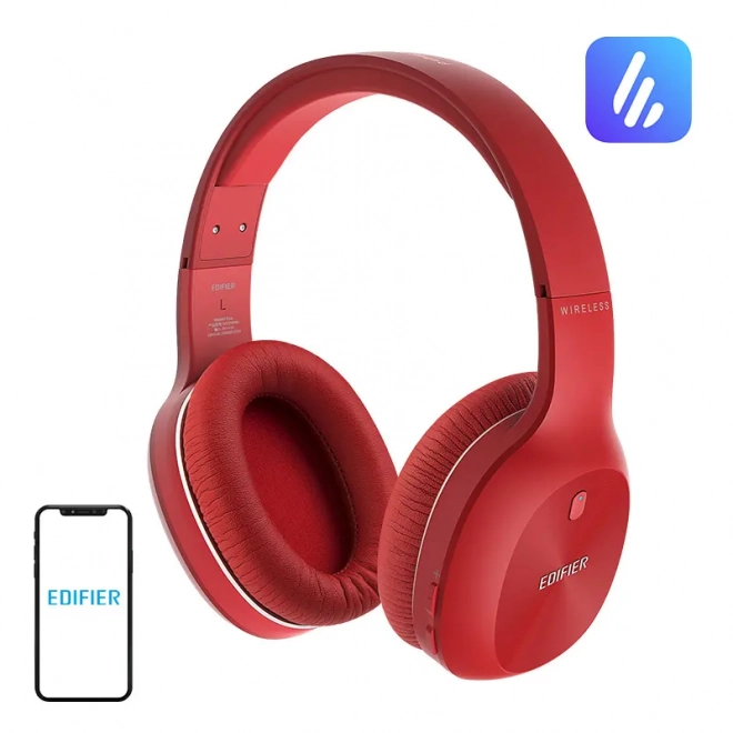 Trådløse hovedtelefoner Edifier W800BT Plus (rød)