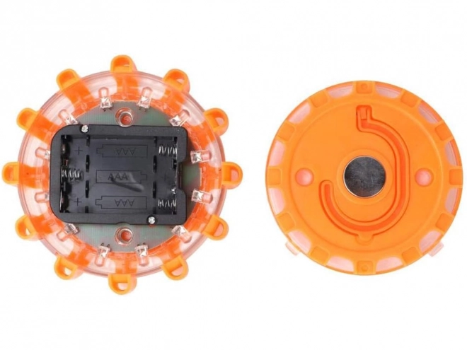 Stærkt advarselslys med 360° LED og magnet