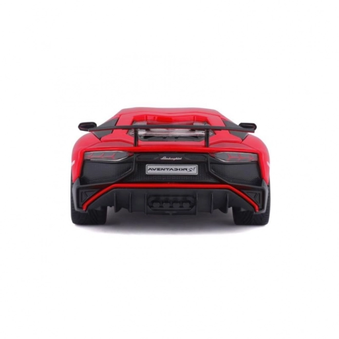 Metalmodel Bburago Lamborghini Aventador rød 1:24