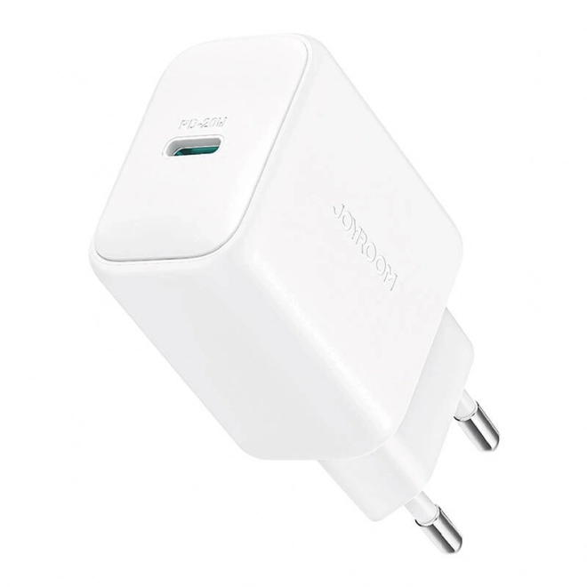 Netværksoplader Joyroom med kabel C-C 20W 1m (hvid)