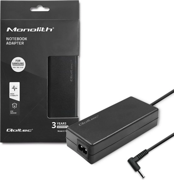 Strømforsyningsadapter til Samsung 65 W (19 V, 3,42 A), stik 3,0 × 1,0 mm