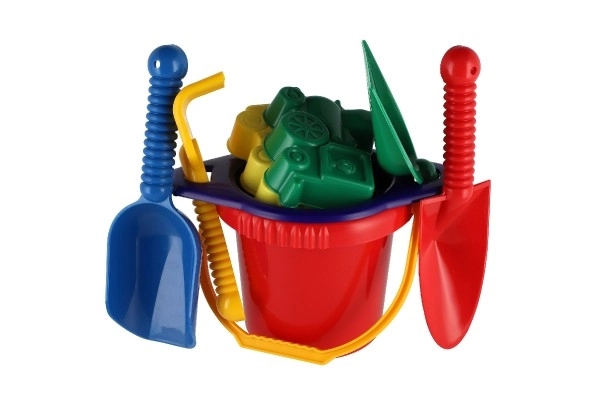 Plastsæt til sand i net til børn fra 12 måneder